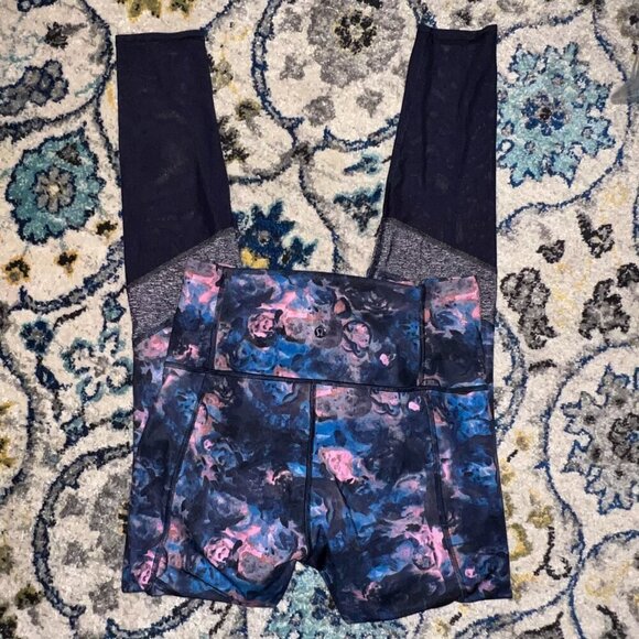 Lululemon If You're Lucky Pant Moody Mirage Bark Berry Deep Navy *no size tag* - Picture 6 of 9